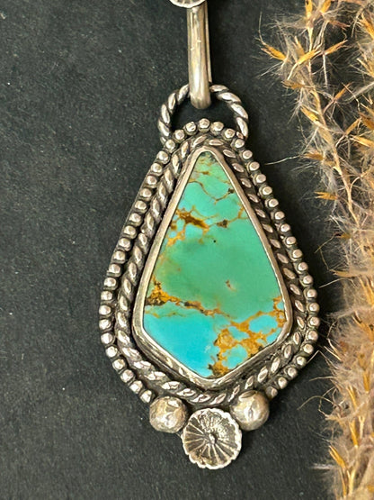 Hardy Pit Kingman Turquoise Pendant - Taylor Made Silver