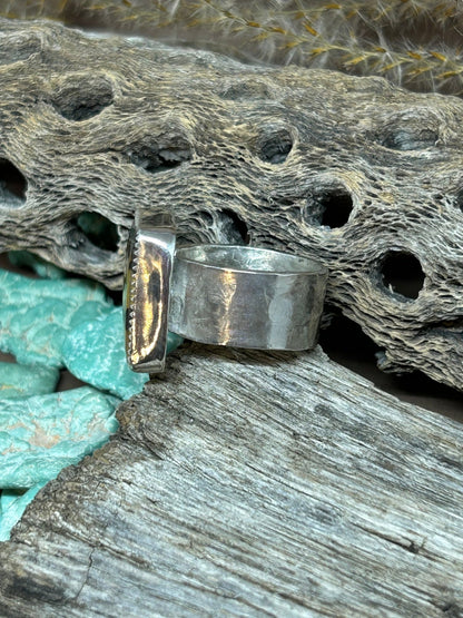 Hubei Polychrome Turquoise Ring - Taylor Made Silver