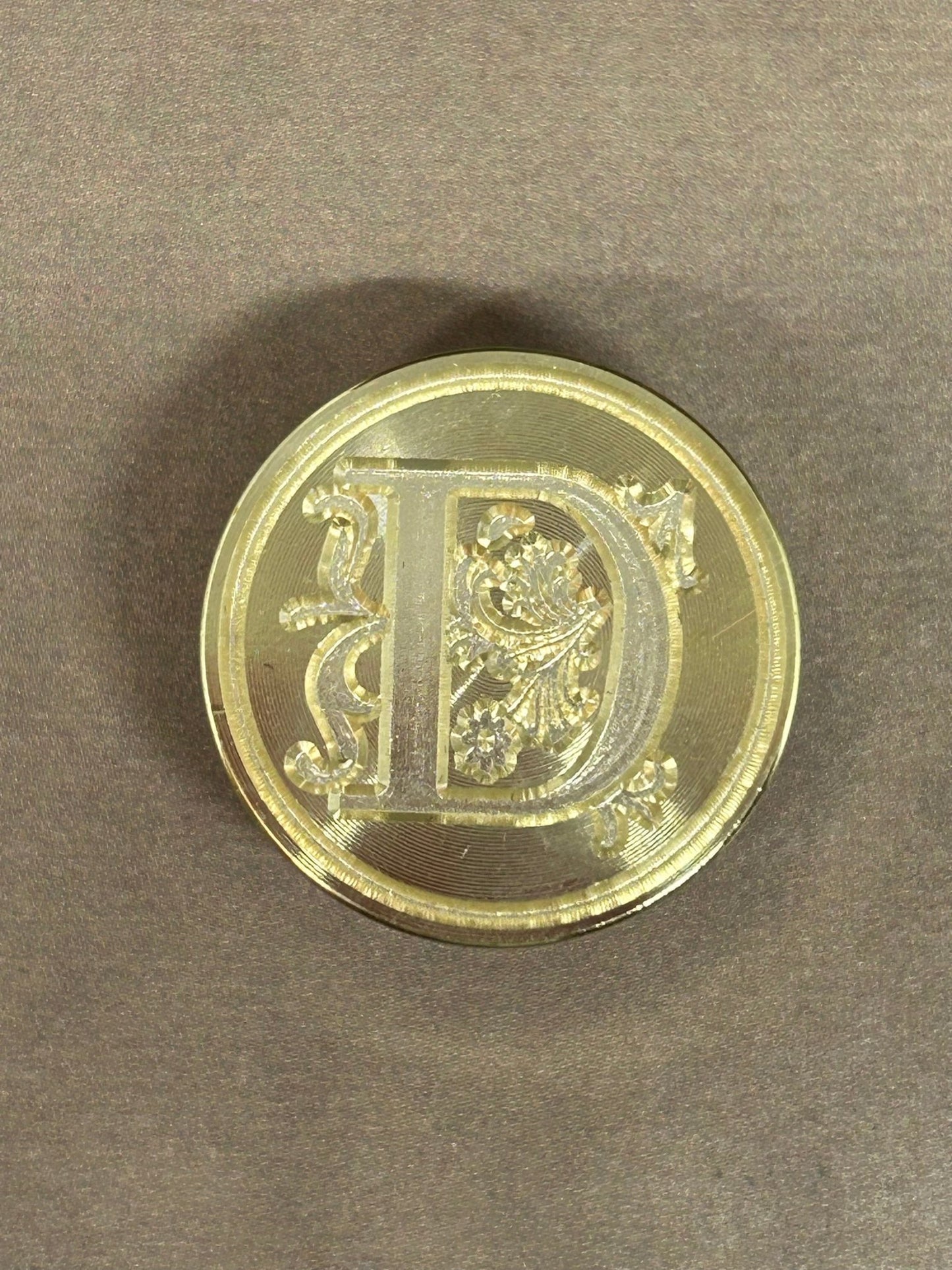 Initial Wax Seal Charm Necklace - Taylor Made Silver