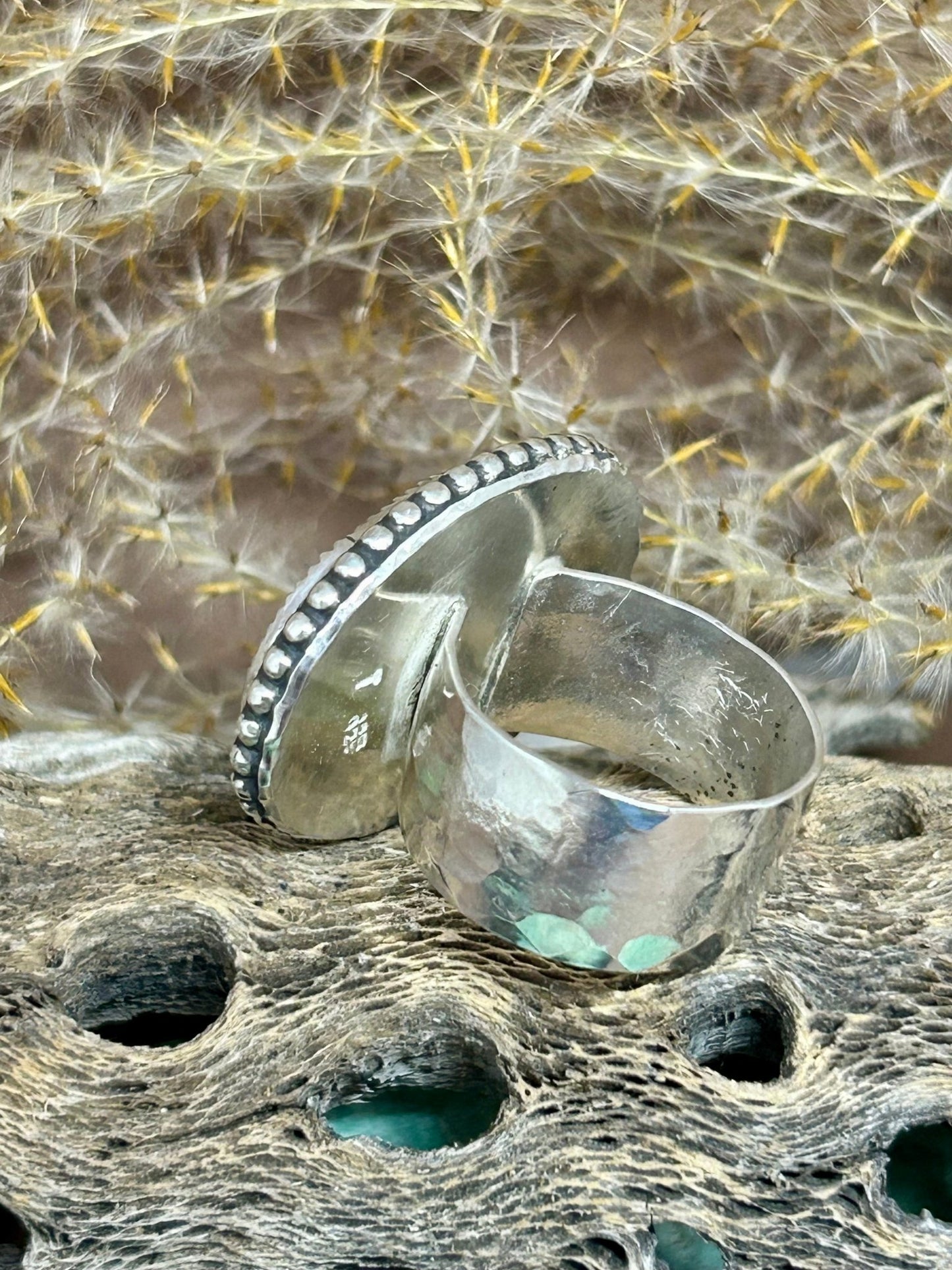 Mine Number 8 Turquoise Sterling Silver Ring - Taylor Made Silver