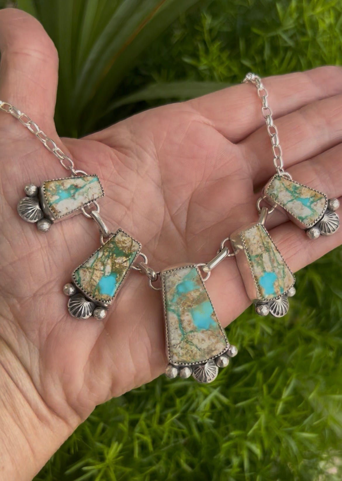 Montezuma Royston Turquoise Sterling Silver Necklace - Taylor Made Silver