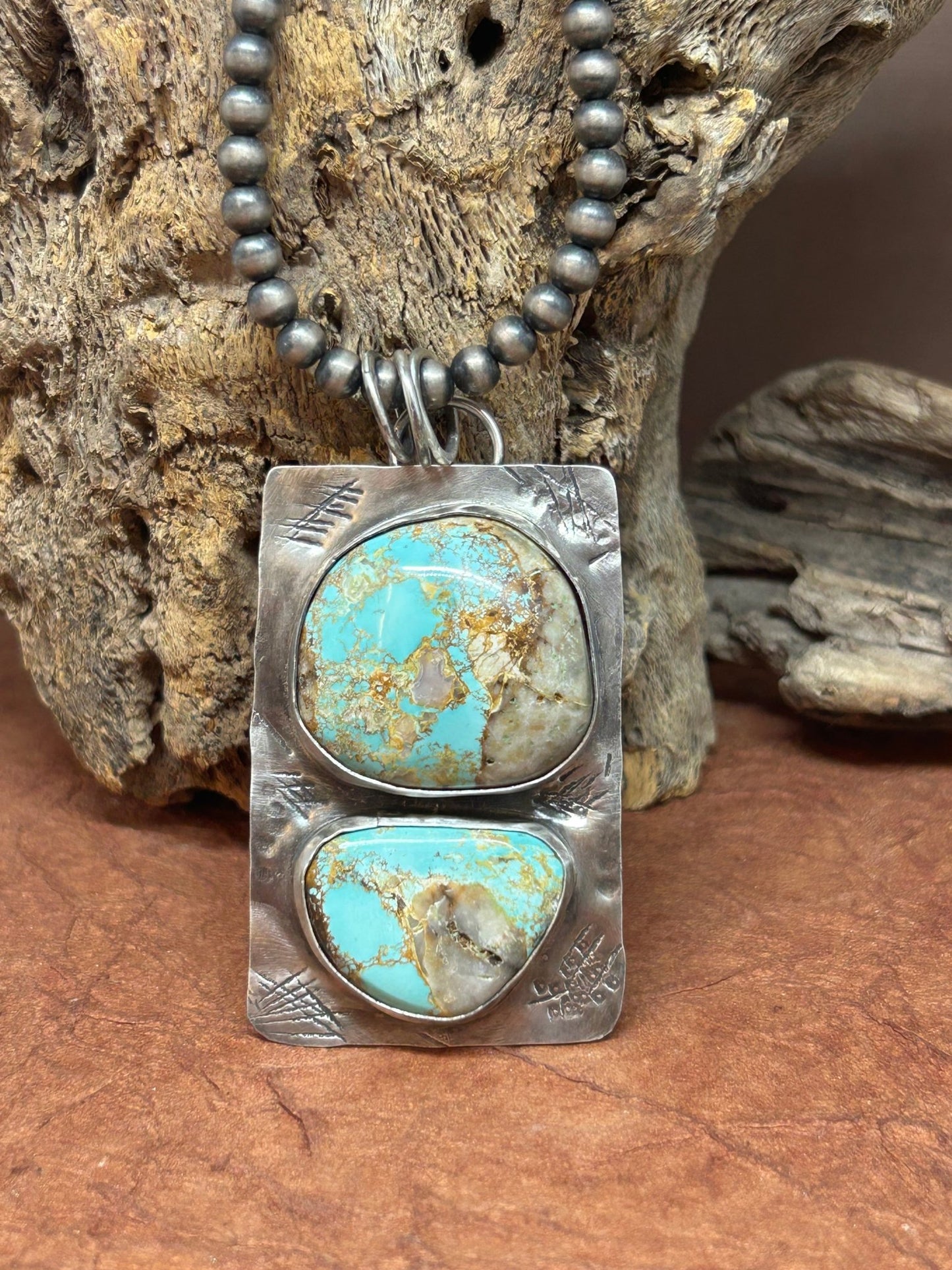 Royston Turquoise Tuff Gurlz Necklace 3 - Taylor Made Silver