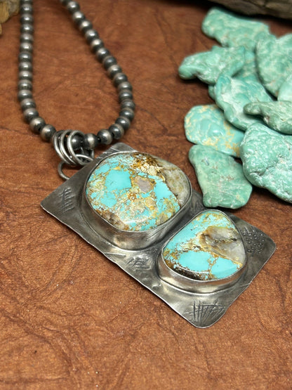 Royston Turquoise Tuff Gurlz Necklace 3 - Taylor Made Silver