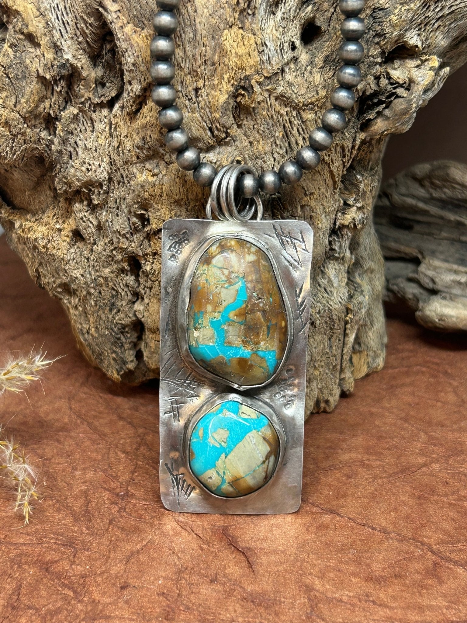 Royston Turquoise Tuff Gurlz Necklace 5 - Taylor Made Silver