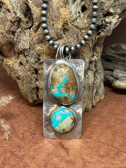 Royston Turquoise Tuff Gurlz Necklace 5 - Taylor Made Silver