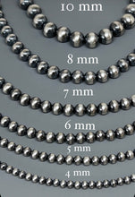 Load image into Gallery viewer, The Wichita 18 Inch Sterling Silver Bead Necklace - Taylor Made Silver
