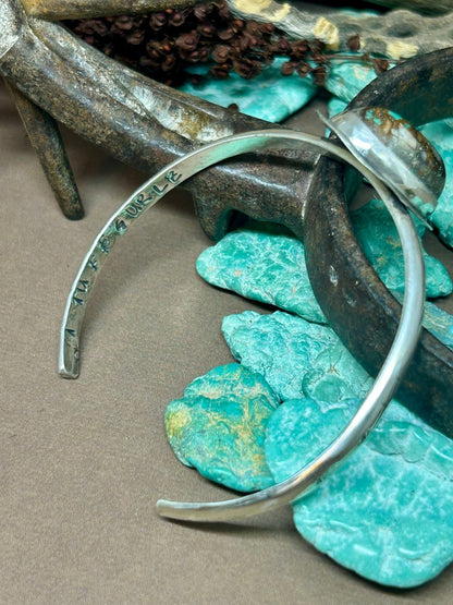 Tuff Gurlz Cuff 2 Sterling Silver Royston Turquoise - Taylor Made Silver