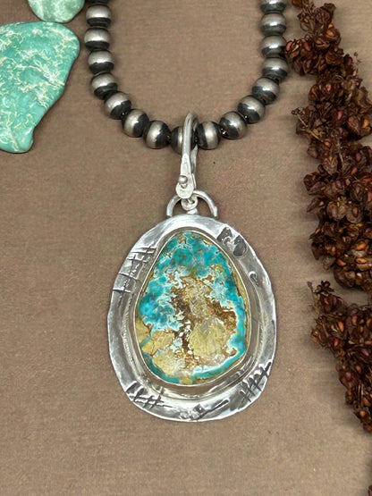 Tuff Gurlz Pendant 2 Royston Turquoise - Taylor Made Silver
