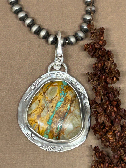 Tuff Gurlz Pendant 3 Royston Turquoise Sterling Silver - Taylor Made Silver