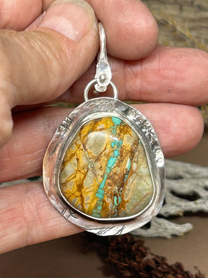 Tuff Gurlz Pendant 3 Royston Turquoise Sterling Silver - Taylor Made Silver