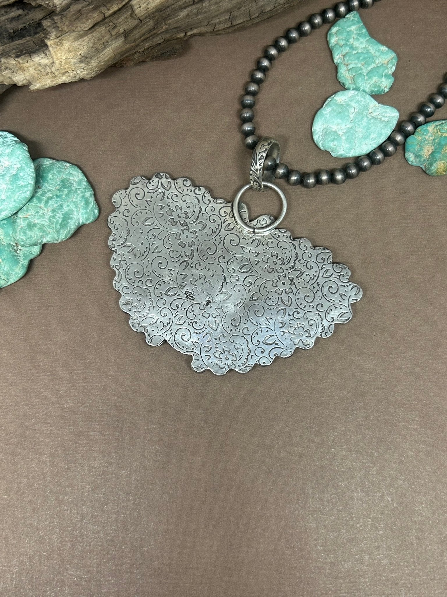 Turquoise Butterfly Pendant - Taylor Made Silver