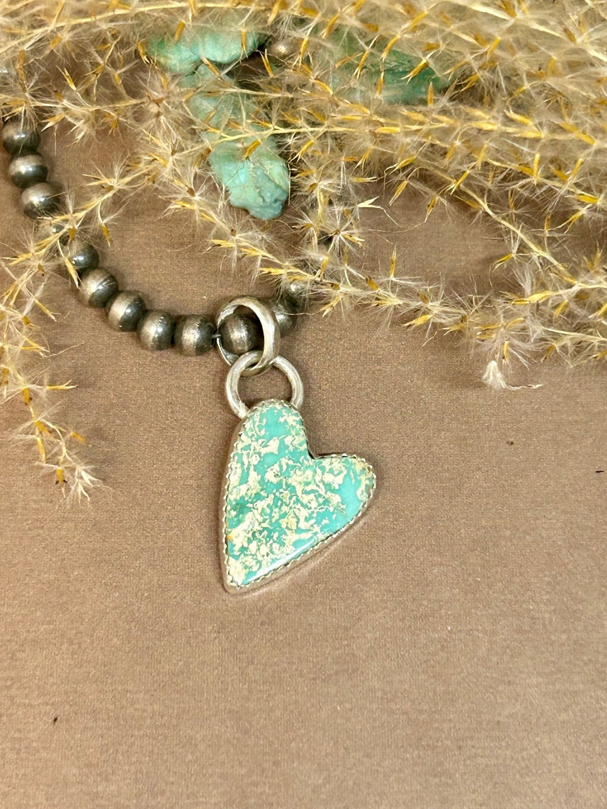 Turquoise Heart Pendant - Taylor Made Silver
