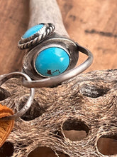 Load image into Gallery viewer, Antler Talisman Egyptian Turquoise Sterling Silver Necklace - Taylor Made Silver
