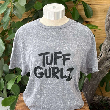 Tuff Gurlz T Shirt Dark Gray Pre Shrunk
